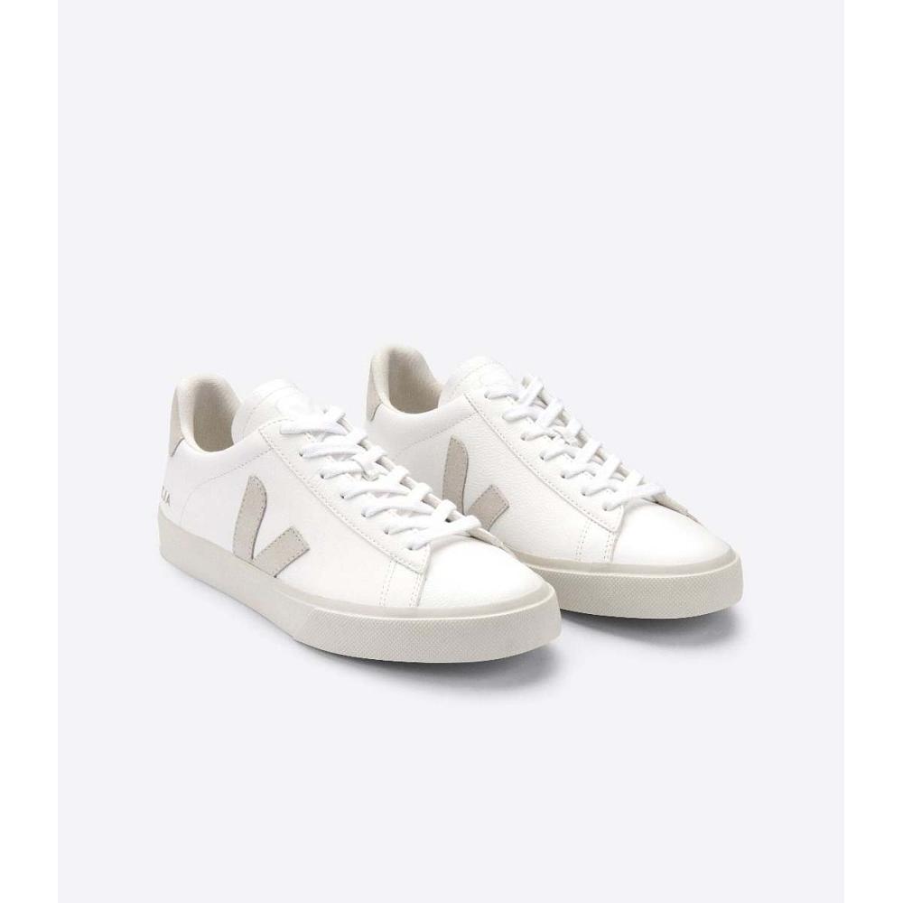 Veja CAMPO CHROMEFREE Low Tops Sneakers Heren White/Beige | NL 296EBC